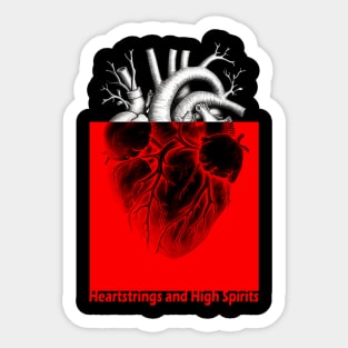 Heartstrings and High Spirits. Sticker
